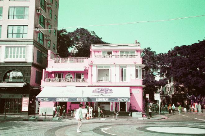 Pink building